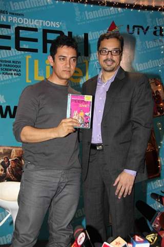 Aamir Khan at PEEPLI [Live] DVD launch at Palladium