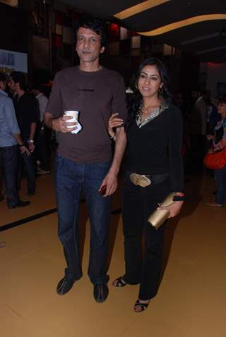 Kay Kay Menon with Nivideta at Shahrukh Bola Khoobsurat Hai Tu film premiere at Cinemax