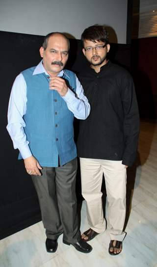 Rahoul Lohani and Muni Jha at Press meet of a new show ''Armanon Ka Balidaan- Aarakshan'' on Imagine