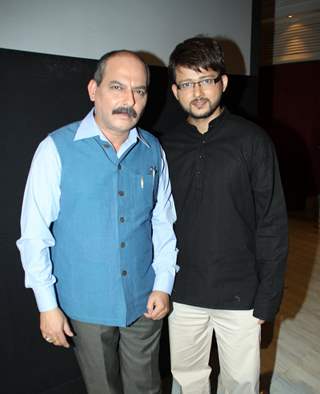 Rahoul Lohani and Muni Jha at Press meet of a new show ''Armanon Ka Balidaan- Aarakshan'' on Imagine