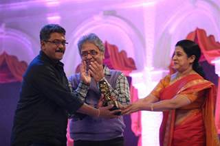 Savita Prabhune at BIG FM Marathi Awards at the Tulip Star