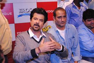 Anil Kapoor and Akshay Khanna at Promotion of ‘No Problem’ at the Provogue Studio, Mumbai