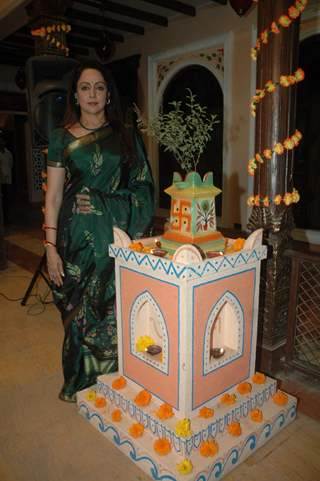 Colors launches Hema Malini's Maati Ki Banno at Dahisar. .