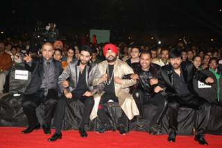 Celebs at SA RE GA MA PA finals at Andheri Sports Complex. .