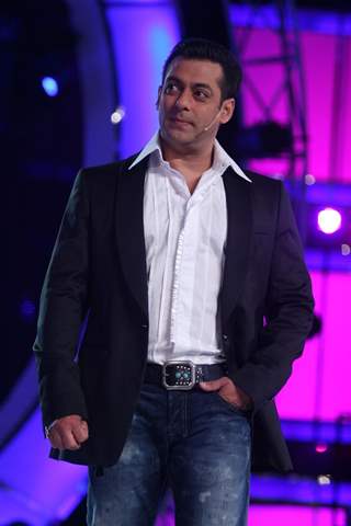 Salman Khan at Finale of Bigg Boss 4