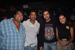 Sunil Shetty, Maddalsa Sharma, Nilesh Sahay and Ganesh Acharya launch the music of Angel film at Doc