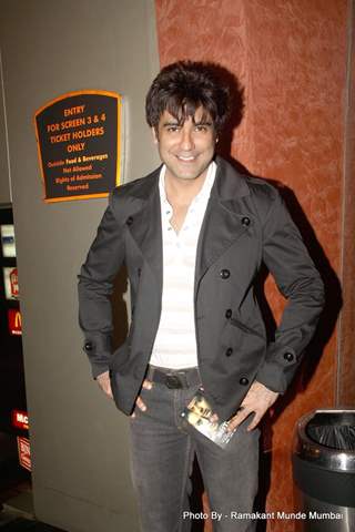 Karan Oberoi in Premiere of 'Hostel' movie at Fun Republic Andheri