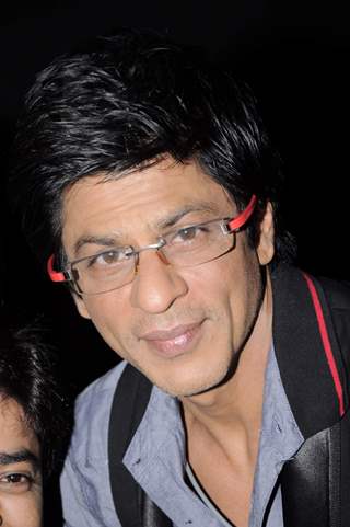 Shah Rukh Khan on the sets of Imagine Zor Ka Jhatka at Yashraj Studios in Mumbai. .