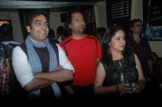 Ashutosh Rana and Mrinal Kulkarni at the screening of Kaali Ek Agni Pariksha serial at Malad. .