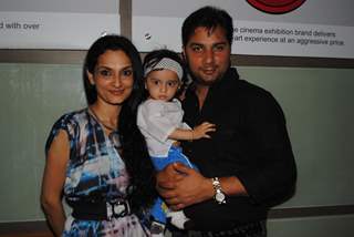 Rajeshwari and Varun Badola at Premiere of movie Monica