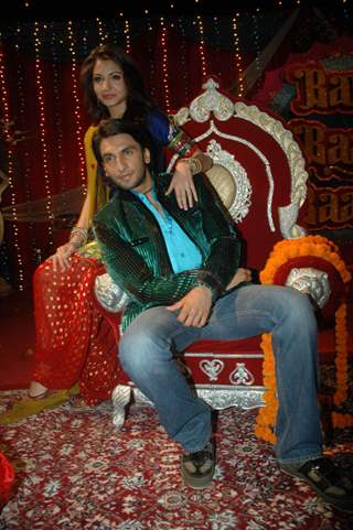 Anushka and Ranveer at Band Baaja Baraat promo shoot for Sony at Yash Raj Studios