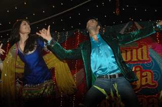 Anushka and Ranveer at Band Baaja Baraat promo shoot for Sony at Yash Raj Studios