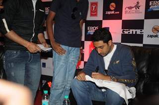 Abhishek Bachchan at Zapak.com Game film event at Novotel