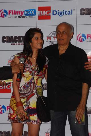 Mahesh Bhatt & Smily Suri at Crackers music launch at Juhu