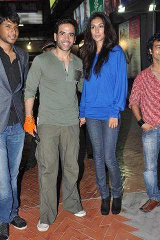 Tusshar, Preeti and Sundeep at 'Shor In The City' movie promotional event at Inorbit Mall