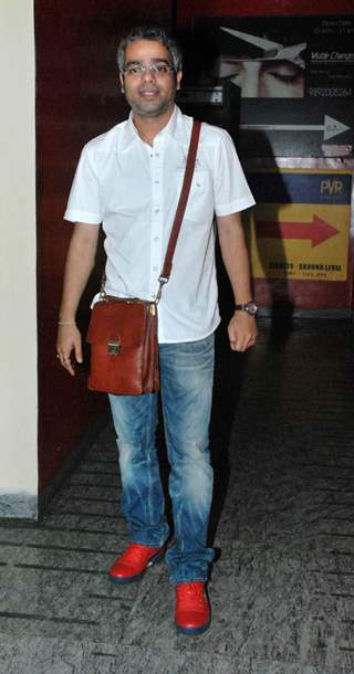 Celeb at screening of movie 'Chalo Dilli'