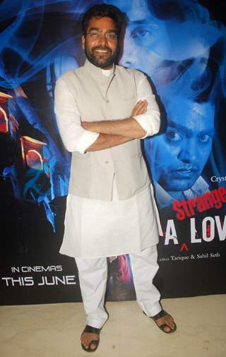 Ashutosh Rana at A strange Love Story film music launch at Juhu
