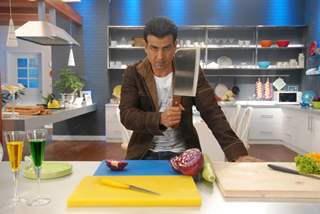 Host Ronit Roy at launch of Kitchen Champion 4