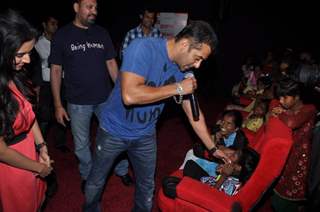 Salman Khan and Asin for upcoming film 'READY' exclusively for NGO Kids at Cinemax Versova