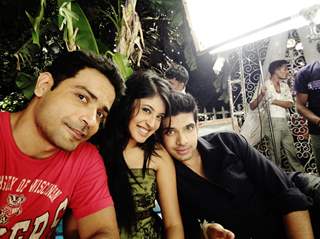 Nitin Sahrawat with Karan Kundra and Kritika Kamra