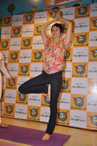 Yana Gupta at Slim Sutra launches 3 exclusive DVDs namely Siddha Yoga, Candle Meditation and Yoga