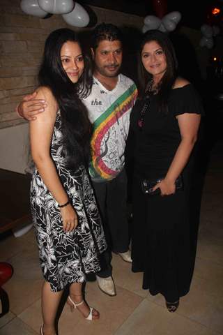 Pragati Mehra, Sushmita Daan and Aditya Lakhia at Birthday party of tv actress Sangeeta Kapure