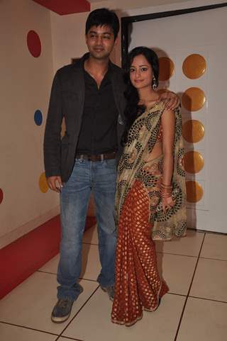 Anuj and Jayashree at 'Beend Banoongaa Ghodi Chadhunga' tvshow celebrate the completion of 100 episo