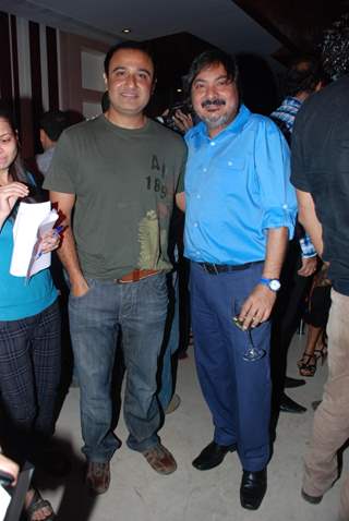 Vivek Mushran with Tony Singh 'Maryaada Lekin Kab Tak' tvshow completion party of 200 episodes