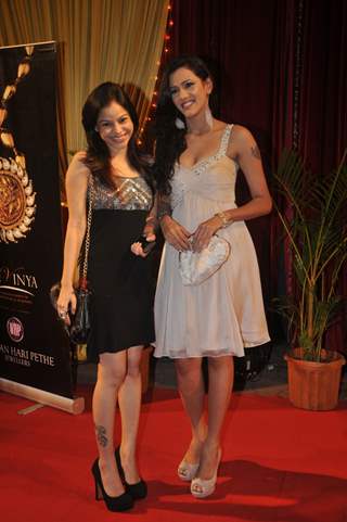 Kajal Pisal and Sumona Chakravarti at ITA Awards at Yashraj studios in Mumbai