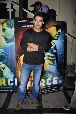 John Abraham at Success party of 'Force' movie