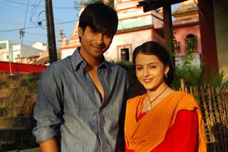 Still image of Aastha and Atharva