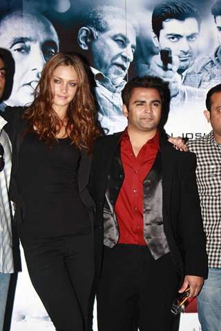 Sachin Joshi and Candice Boucher at Press Conference of film 'Aazaan'