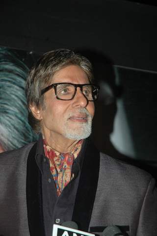 Amitabh Bachchan with Kaun Banega Crorepati 5 winner announcement at Filmcity