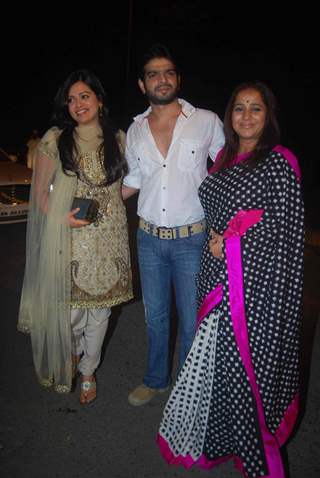 Riva Bubber, Ritu Chaudhary and Karan Patel at Ekta Kapoor's Diwali Party