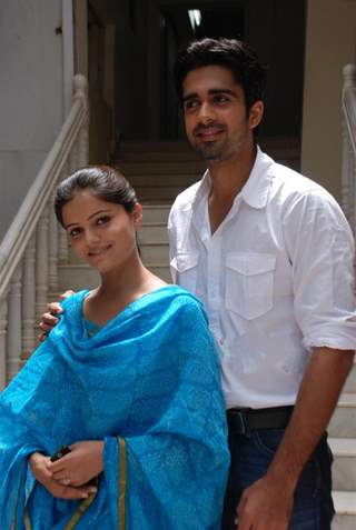 Avinash Sachdev and Rubina Dilaik as Dev and Radhika in Chhoti Bahu