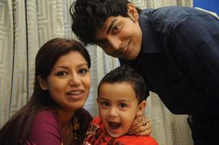 Gurmeet & Debina with Lucky at Pati Patni Aur Woh