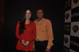 Rajit Kapoor and Linda Arsenio at press meet of 3D movie 'Dam 999' in Mumbai