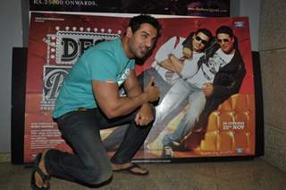 John Abraham at screening of film 'Desi Boyz'