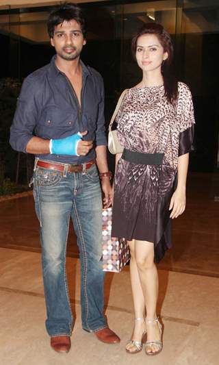 Nikhil Diwedi with wife Gauri Pandit at Farah Khan's House Warming Party