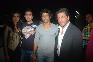 Priyanka Chopra, Ritesh Sidhwani, Farhan Akhtar, Shahrukh Khan at Don 2 special screening at PVR