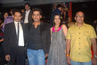 Atul Kulkarni, Ravi Kissen at the premiere of film &quot;Chaalis Chaurasi&quot; in Cinemax, Mumbai