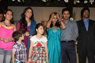 Ekta Kapoor with Mona and Pawan launches TV serial 'Kya Huaa Tera Vaada' on Sony TV at JW Marriott