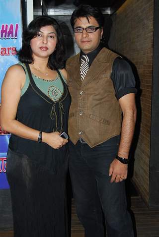 Navin Saini with wife Priyanka at Ye Rishta Kya Kehlata Hai 800 episodes celebration Party in Mumbai