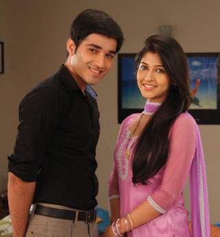 Ankit Narang & Sonarika Bhadoria in Tum Dena Saath Mera Tv Show.