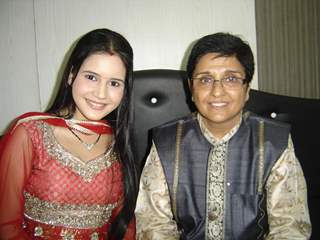 Shivshakti Sachdev with Kiran Bedi