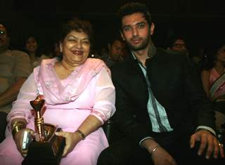 Saroj Khan and Chirag Paswan at Dr. Ambedkar Awards