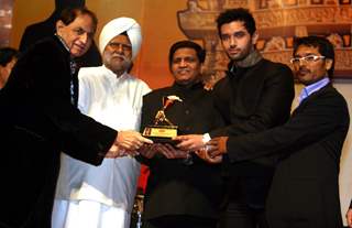 Harish Shah, Buta Singh, Shakeel Saifi, Chirag Paswan and Kailash Masoom at Dr. Ambedkar Awards