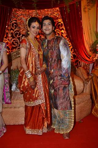 Bappa Lahiri and Taneesha Verma at their Wedding Reception