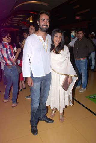 Ranvir Shorey and Konkona Sen Sharma at 'Life Ki Toh Lag Gayi' premiere at Cinemax