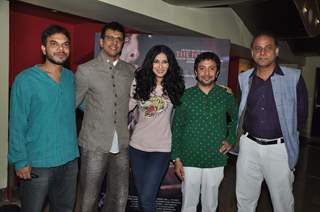 Nandana Sen, Ashvin Kumar & Javed Jaffrey at Ritu Kumar's son Ashvin Kumar's Rainforest film preview